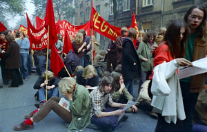 Holger Rüdel, Demonstration gegen Ausländergesetz, Dortmund, 1972