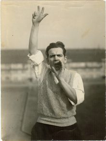 Der Rufer, (Selbstportrait ), ca. 1928. Hannes Maria Flach Archiv, Köln